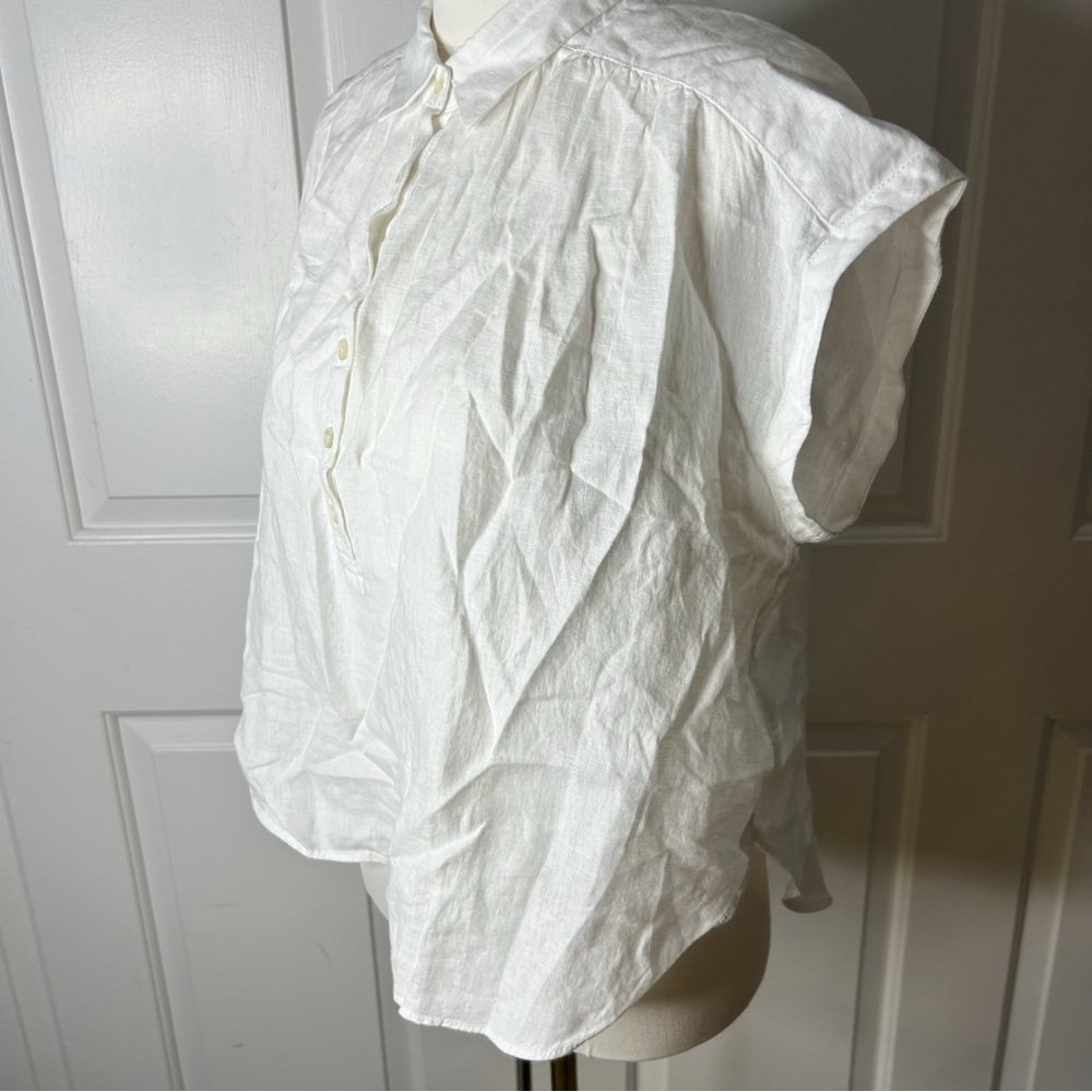 NWT J.Crew New Capitaine shirt in Baird McNutt Irish linen (size small) - Picture 5 of 8